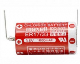 Maxell ER17/33 3.6V Tel Ayak Lithium Pil