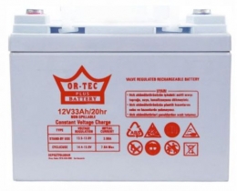 Ortec 12V 33AH Gel (Jel) Akü