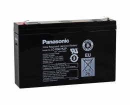 Panasonic 6V 7.2AH Bakımsız Kuru Akü