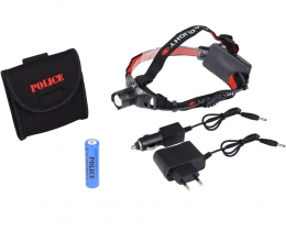 Police PS-1809 Şarjlı Kafa Feneri