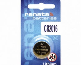 Renata CR2016 3V Lithium Pil