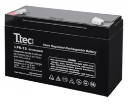 TTec 6V 12AH Bakımsız Kuru Akü
