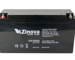Zinova 12V 150AH Bakımsız Kuru Akü