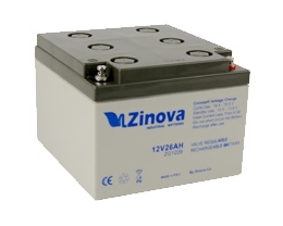 Zinova 12V 26AH Gel (Jel) Akü