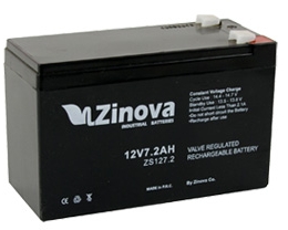 Zinova 12V 7.2AH Bakımsız Kuru Akü