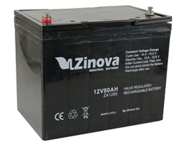 Zinova 12V 80AH Bakımsız Kuru Akü